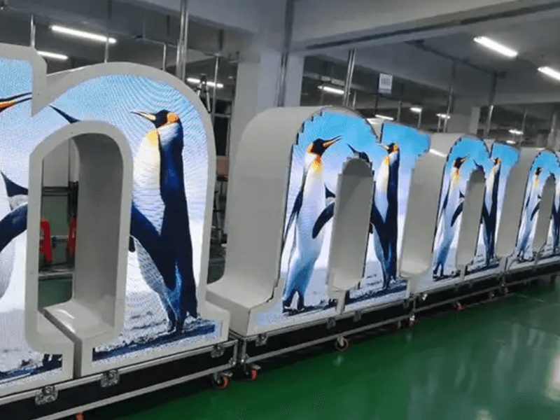 P2 LED Letter Display