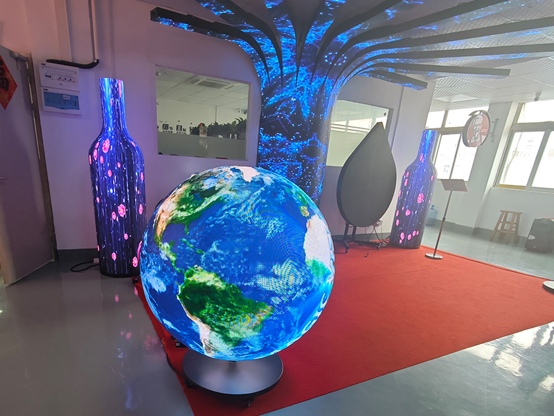 Spherical LED screen